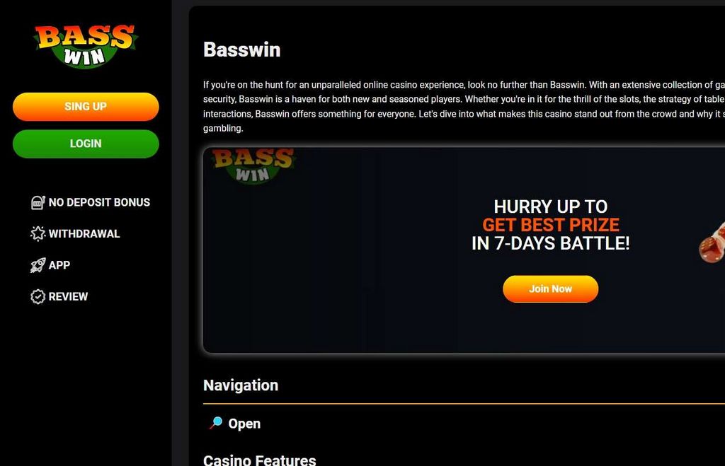 Concerning Us - Bass Win Online Casino
